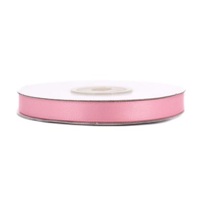 Doppelseitiges Satinband 6mm x 20m Rolle Rosa