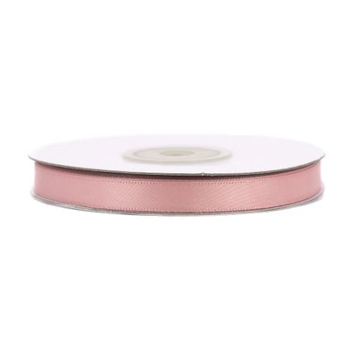 Doppelseitiges Satinband 6mm x 20m Rolle Altrosa