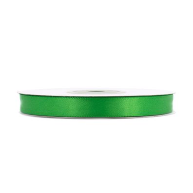 Doppelseitiges Satinband 6mm x 20m Rolle Grün