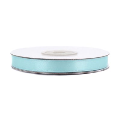 Doppelseitiges Satinband 6mm x 20m Rolle Hellblau