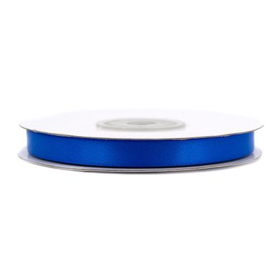 Doppelseitiges Satinband 6mm x 20m Rolle Blau