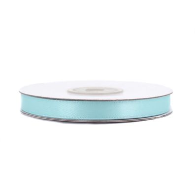 Doppelseitiges Satinband 10mm x 20m Rolle Hellblau
