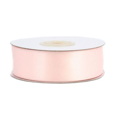 Doppelseitiges Satinband 25mm x 20m Rolle Rose
