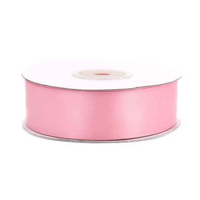 Doppelseitiges Satinband 25mm x 20m Rolle Rosa