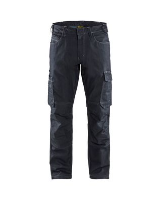 Blakläder Service Bundhose Denim Stretch 1439 1141 in marineblau