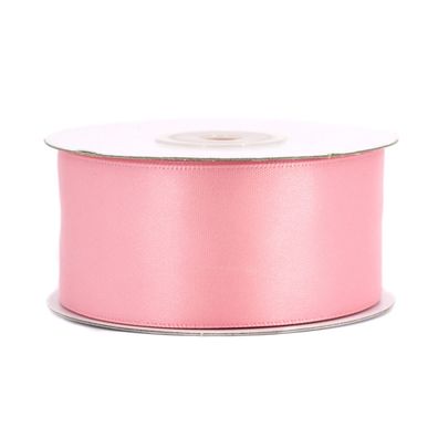 Doppelseitiges Satinband 38mm x 20m Rolle Rosa