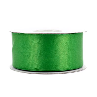 Doppelseitiges Satinband 38mm x 20m Rolle Grün