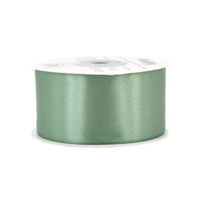Satinband 38mm x 25m Rolle Eukalyptus