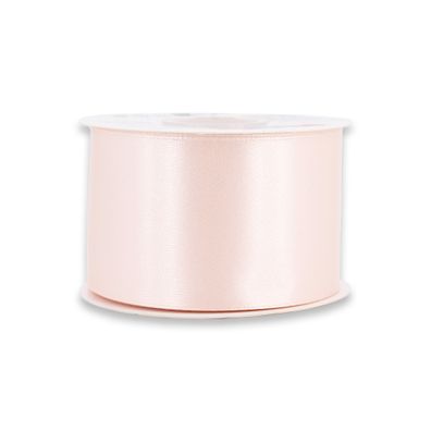 Satinband 50mm x 25m Rolle Blush Rosé