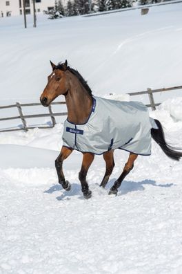 Bucas Power Turnout Pferdecke Outdoordecke Silver 0 g, Weidedecke