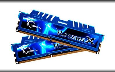 G. SKILL F3-2400C11D-16GXM Arbeitsspeicher 16GB (2400MHz, CL11) DDR3-RAM, Black