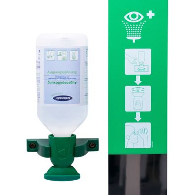 Actiomedic® EYE CARE Augenspülstation Single I mit 500 ml NaCl 0,9%