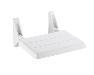 Duschklappsitz SECURA Weiß Kunststoff WENKO Duschsitz Duschhilfe