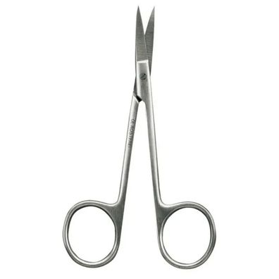 Feine Schere gebogen spitz/spitz 11,5 cm