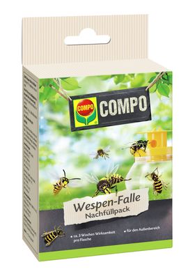 COMPO Wespen-Falle Nachfüllpack, 2 Stück