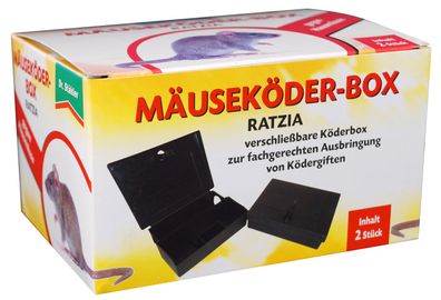 DR. Stähler Ratzia Mäuseköder-Box, 2 Stück