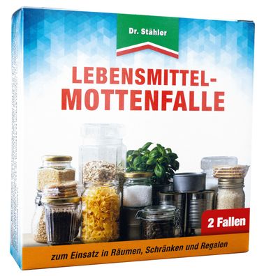 DR. Stähler Lebensmittel-Mottenfalle, 2 Stück