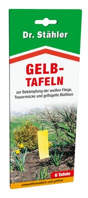 DR. Stähler Gelb-Tafeln, 6 Stück