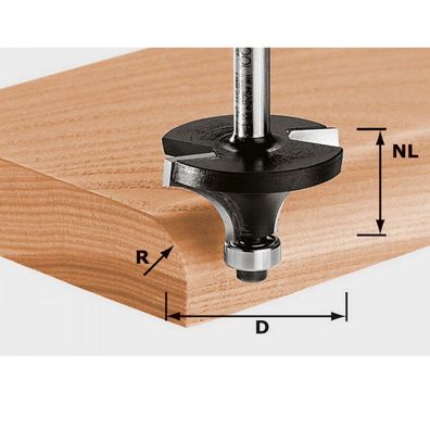 Festool Abrundfräser Fräser HW Schaft 8 mm D42,7/R15 KL 491017 Oberfräse OF 1400