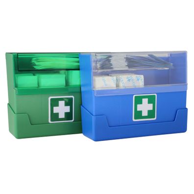 Pflasterspender 15,7 x 12,7 x 5,5 cm mit Wandhalterung 90 Pflaster