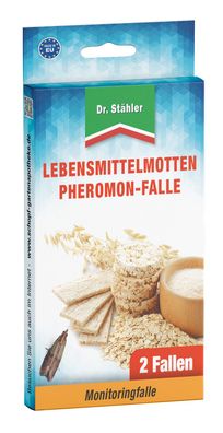 DR. Stähler Lebensmittelmotten Pheromon-Falle, 2 Stück