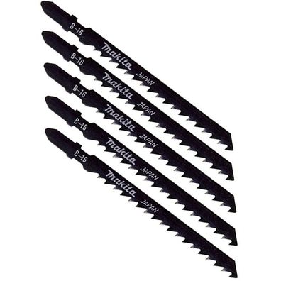 Makita Stichsägeblatt B-16 Splitterfrei 5 Stück Holz Stichsäge Sägeblatt A-85684