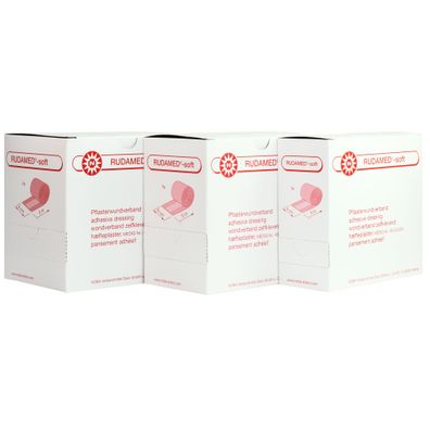 Rudamed soft Pflasterwundverband gerollt 5 m Pflasterverband Wundschnellverband