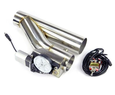 Klappenauspuff-system AUS Edelstahl INKL. Schalter - 63MM | Auspuffklappe