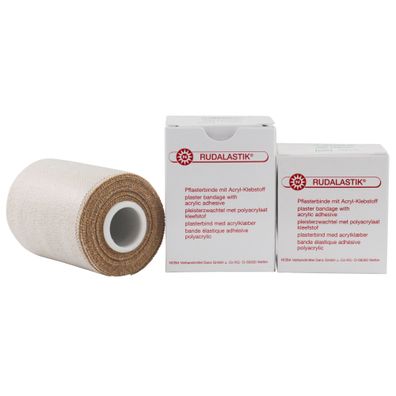 Rudalastik elastische Pflasterbinde mit Acryl-Klebstoff 2,5 m