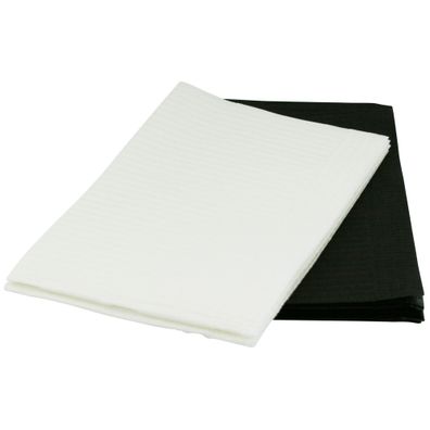 500 Sanismart Patientenservietten weiß oder schwarz 33 x 45 cm