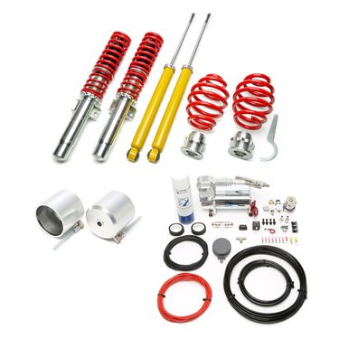 TA Technix Gewindefahrwerk Fahrwerk INKL. LIFT KIT FÜR BMW 3ER E46 COUPE Compact
