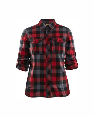 Blakläder® Damen Flanellhemd Rot/Schwarz 3209 1152