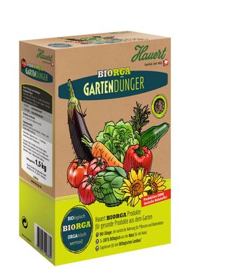 HAUERT Biorga Gartendünger, 1,5 kg