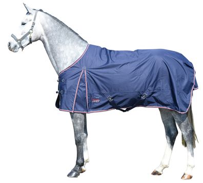 EQuest Outdoordecke Halifax 600 Denier - Rain (Fleece) in blau und schwarz