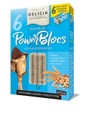 DELICIA® Pick-Me-Up PowerBlocs, 6 Stück