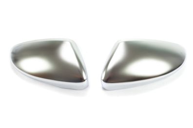 1 PAAR Aluminium ALU-MATT, Aussenspiegel Gehäuse KAPPEN CHROM VW PASSAT Scirocco