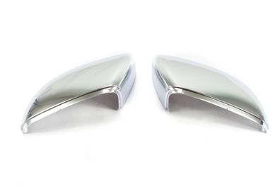 1 PAAR Aluminium ALU-MATT, Aussenspiegel Gehäuse KAPPEN CHROM VW GOLF VI GTI R20