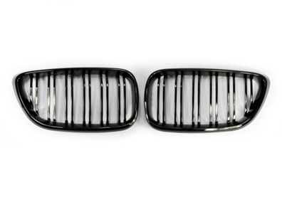 SPORT KÜHLER-GRILL Hochglanz Schwarz Doppelspeichen FÜR BMW F22 F23 BJ 2014-2016