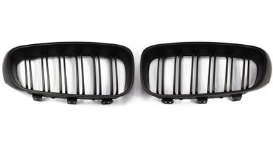 SPORT KÜHLER-GRILL MATT Schwarz Doppelspeichen FÜR BMW 3-ER GT F34 GRAN Turismo