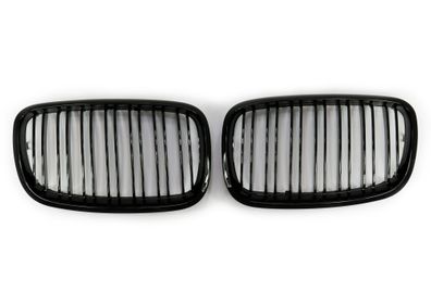 SPORT KÜHLER-GRILL Hochglanz Schwarz Doppelspeichen FÜR BMW X5 F70, X6 F71