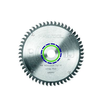 Festool Spezial Sägeblatt Alu Kunststoff 160x2,2x20mm HW TF52 für TS 55 496306