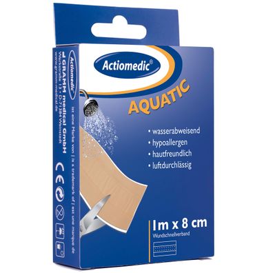 Actiomedic® Aquatic Wundschnellverband 1 m x 8 cm