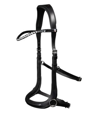 Waldhausen X-Line Zaum Gebisslos Sensation, schwarz