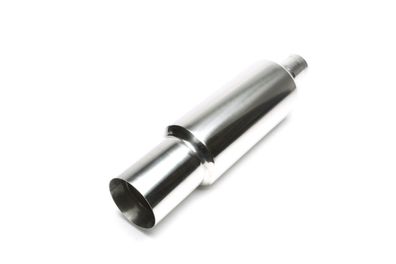 TA Technix Edelstahl Sportendschalldämpfer Universal 115MM RUND / SCHARF