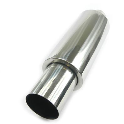 Universeller Edelstahl SPORT-ENDSCHALLDÄMPFER ESD Universal 63,5MM 2,5" 1X100MM