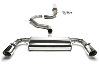 TA Technix DUPLEX Edelstahl ANLAGE 1X100MM Passend FÜR VW GOLF VII GTI