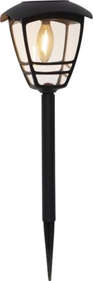 LED-Solar-Lampe, Kunststoff, 14x45 cm,