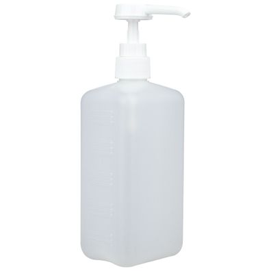 Euroflasche 500 ml DIN 25 + Dosierpumpe für Desinfektionsmittel