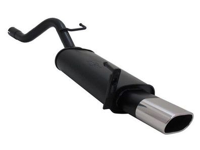 NOVUS SPORT Endschalldämpfer 135X75MM OVAL FÜR OPEL CORSA D 1.0 - 1.4 + 1.3 CDTI