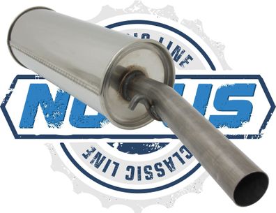NOVUS Edelstahl Endschalldämpfer Auspuff-anlage VW GOLF I Scirocco I 1,6